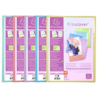 EXACOMPTA Protège-documents, A4, PP, 20 pochettes,...