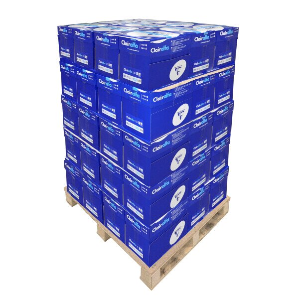 CLAIREFONTAINE Clairalfa  Papier en qualit&eacute; sup&eacute;rieure extra blanc A4 80g - 1 Palette (125000 feuilles)