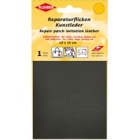KLEIBER Kunstleder-Flicken, selbstklebend, schwarz
