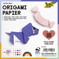 folia Origami-Faltblätter Duo Uni, 80 g qm, 100 x...