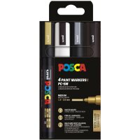 POSCA Pigmentmarker PC-5M, 8er Set Porträtfarben
