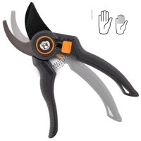 Bradas Bypass-Gartenschere V-SERIES, anthrazit orange