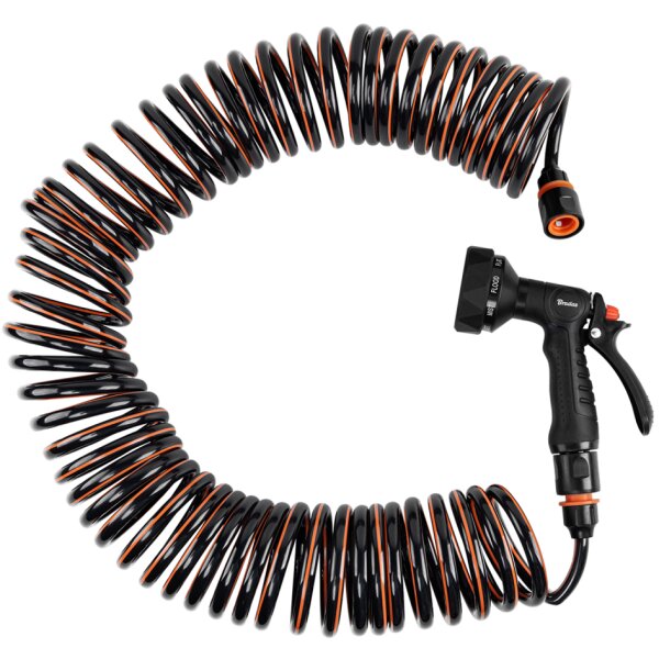 Bradas Spiral-Gartenschlauch-Set SPRING FLEX, 15 m