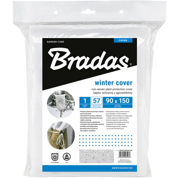 Bradas Couverture de protection hivernale, 450 mm, set de 3