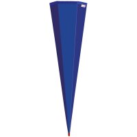 ROTH Schultüten-Rohling ohne Verschluss, 850 mm, pazifikblau