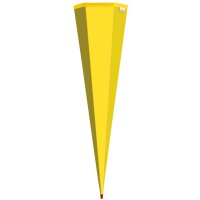 ROTH Schultüten-Rohling ohne Verschluss, 850 mm, pazifikblau