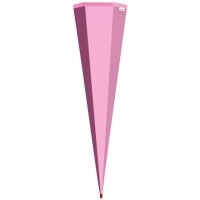 ROTH Schultüten-Rohling ohne Verschluss, 850 mm, pazifikblau