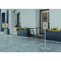 DURABLE Infoständer INFO STAND OUTDOOR, DIN A3, grau