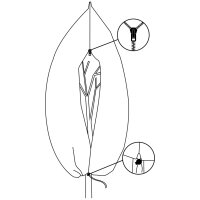 Bradas Couverture de protection hivernale, 760 mm