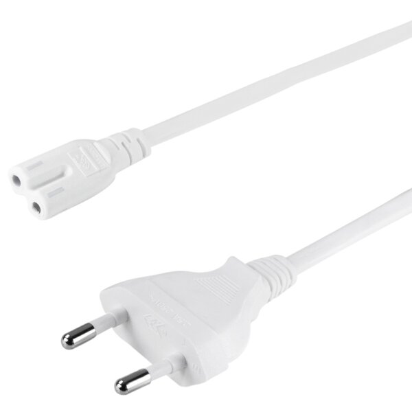 LogiLink Netzkabel, Eurostecker - Kleingerätekupplung, 3,0 m