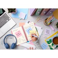 Post-it Bloc-notes Super Sticky Recycling Notes, rose/jaune