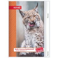 ROTH Hausaufgabenheft Tiere für clevere Faule Luchs