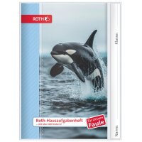 ROTH Hausaufgabenheft Tiere für clevere Faule Orca