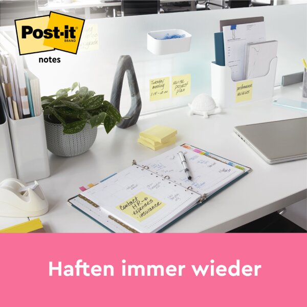 Post-it Haftnotizen notes, 51 x 38 mm, gelb, Promotion 16+4
