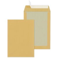 MAILmedia Papprückwandtaschen C4, ohne Fenster, braun