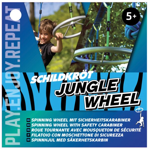 SCHILDKR&Ouml;T Jungle Spinning Wheel, 355 mm, grau