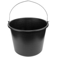 Bradas Baueimer, 20 Liter, PVC, schwarz