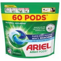 ARIEL Waschmittel Pods All-in-1 Universal+, 60 WL