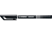 STABILO Stylo Fibre sensor 0,3mm(F) 189/46 noir