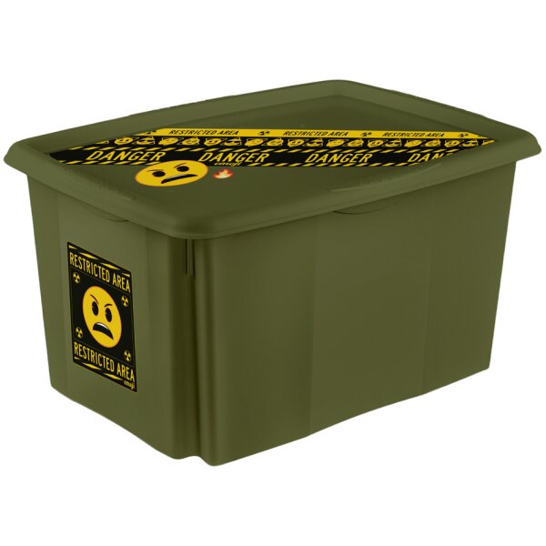 keeeper Aufbewahrungsbox karolina "Emoji Danger", 30 Liter