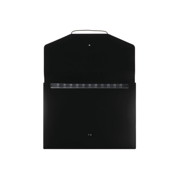 B&Uuml;ROLINE F&auml;chermappe A4 663292 schwarz 12-teilig
