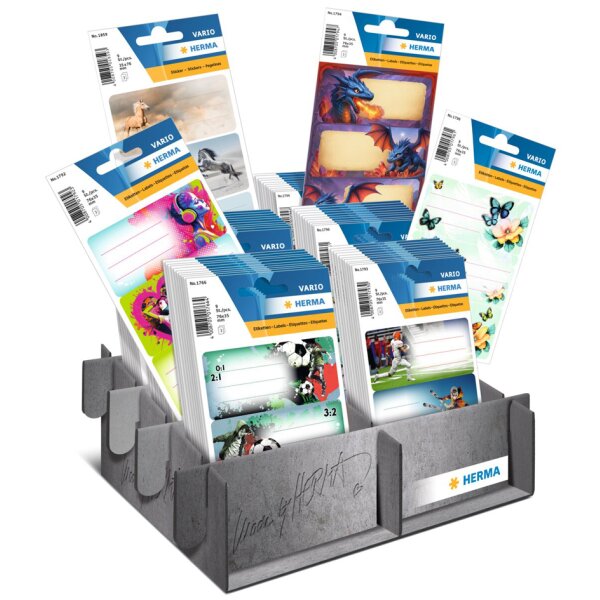 HERMA Buchetiketten VARIO, Theken-Display