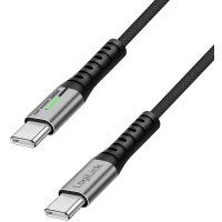 LogiLink USB 3.2 Kabel mit LED, USB-C - USB-C Stecker, 0,5 m