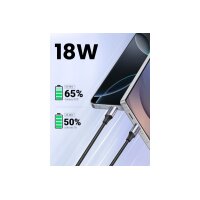UGREEN Cable Fast Charging 3A Max 60126 1m,USB-A to USB-C,Black