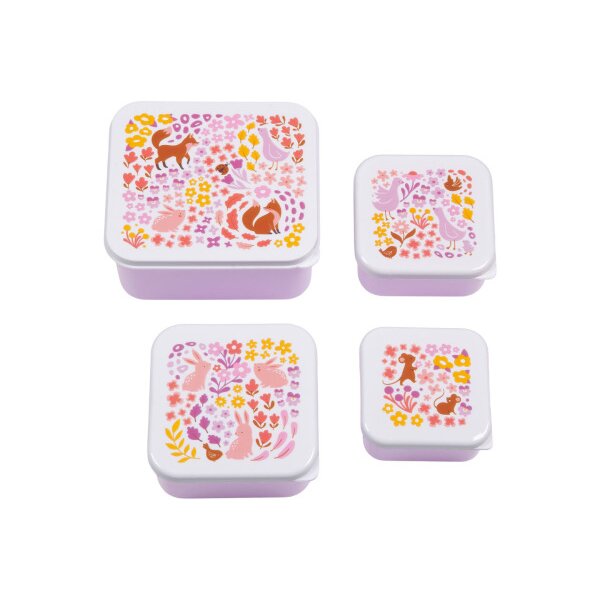 ALLC Lunch &amp; Snackbox Set SBSEFG83 Flower Garden