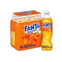 FANTA Orange Zero 607801 50cl, 6 pcs.