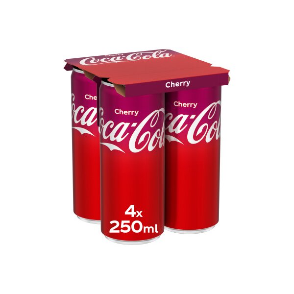 COCA COLA Cherry 1353504 25cl, 4 Stk.