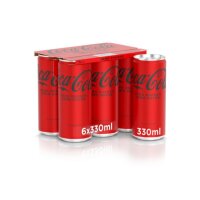 COCA COLA Zero 225305 33cl, 6 pcs.