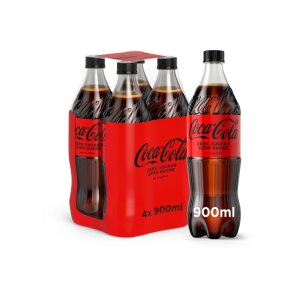 COCA COLA Zero 2456801 90cl, 4 Stk.