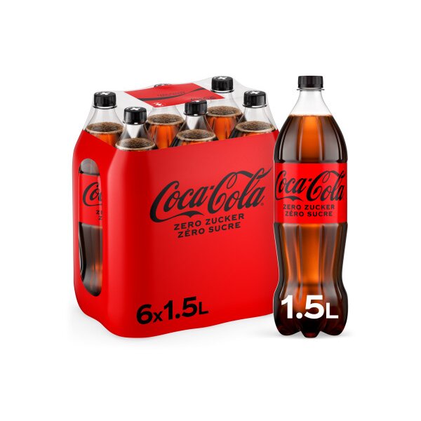 COCA COLA Zero 298111 150cl, 6 Stk.