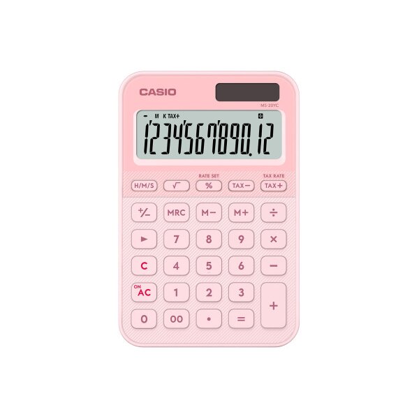 CASIO Taschenrechner MS-20YC hellrosa