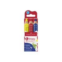 FABER-CASTELL Farbstifte Grippy 110707 3 Farben