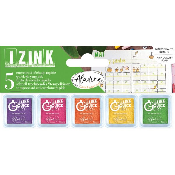 ALADINE Tampon encreur 03938 Bourgeon 5 pièces