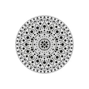 ALADINE Dot painting Punktmalerei 85507 Form & Schablone 30cm