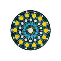 ALADINE Dot painting Punktmalerei 85500 Form &...