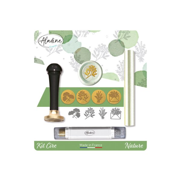 ALADINE Sigelwachs Set 71129 Natur