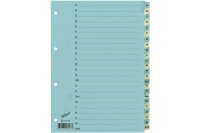 BÜROLINE Register Karton blau beige A4 663408 A-Z