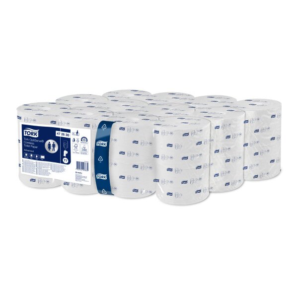 TORK Toilettenpapier T7 OptiServe&reg; 472630 2-lagig 24 Rollen a 820 Blatt
