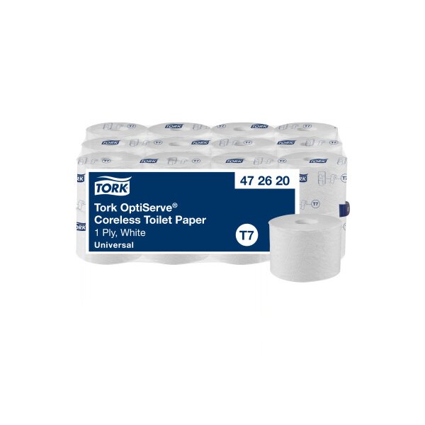 TORK Papier toilette T7 OptiServe&reg; 472620 24 Rouleau a 1250 Feuille