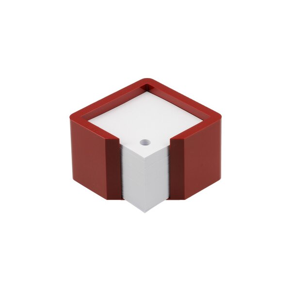 ARLAC Zettelbox Memorion 257.12 bordeaux 10x10cm