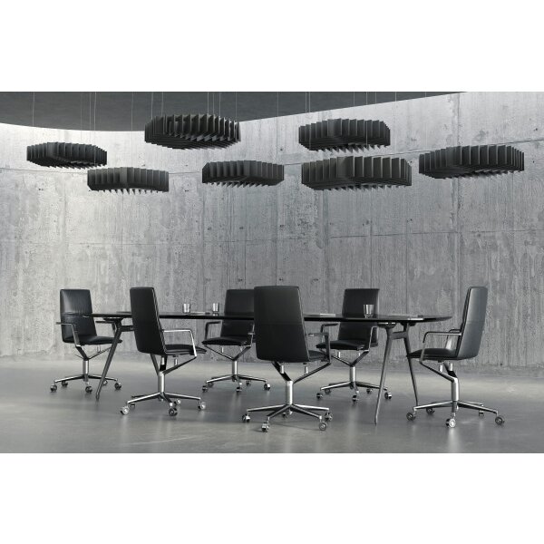 SUONO Panneaux muraux 240x120x28cm 2140.U12.0400 STRAIGHT, blanc