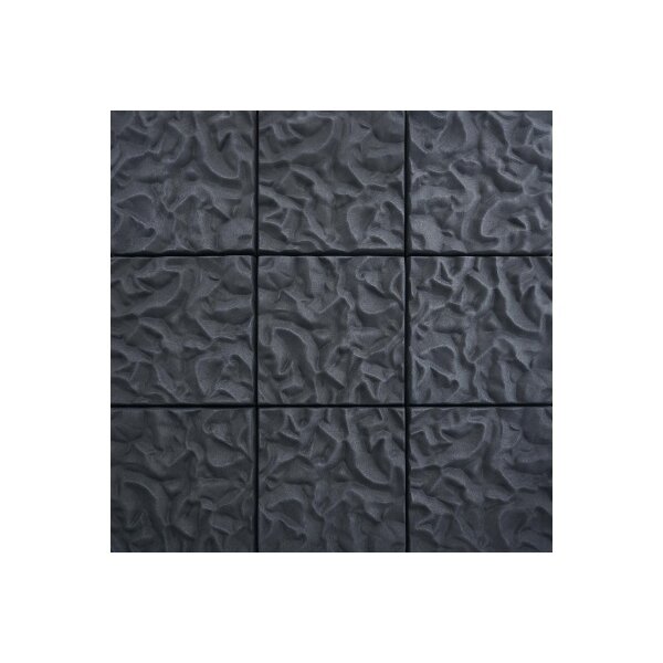 SUONO Wandelement 60x60x7.4cm 3511.U09.2682 SCULPTURE, schwarz 4 Stk.