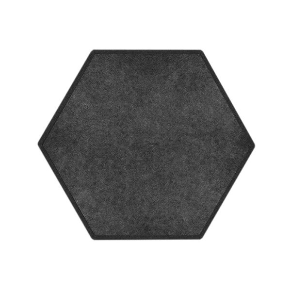 SUONO Panneaux muraux L 60x52x1.2cm 3216.L12.2600 TILES, noir 8 pcs.