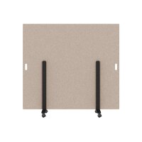 SUONO Trennwand M 180x172x2.4cm 1411.L24.4400 MOVE, braun