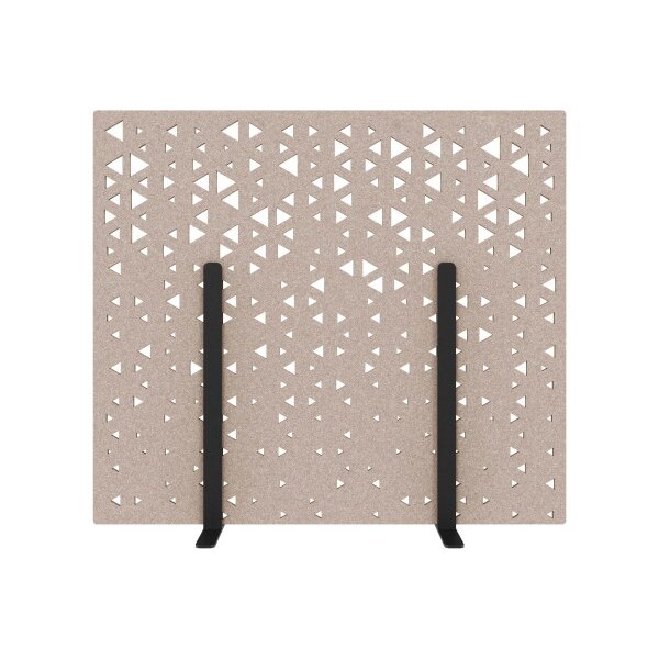 SUONO Trennwand M 160x140x2.4cm 1311.M24.4403 STAND, braun