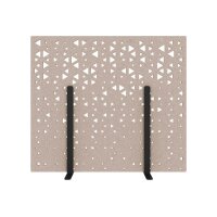 SUONO Trennwand M 160x140x2.4cm 1311.M24.4403 STAND, braun